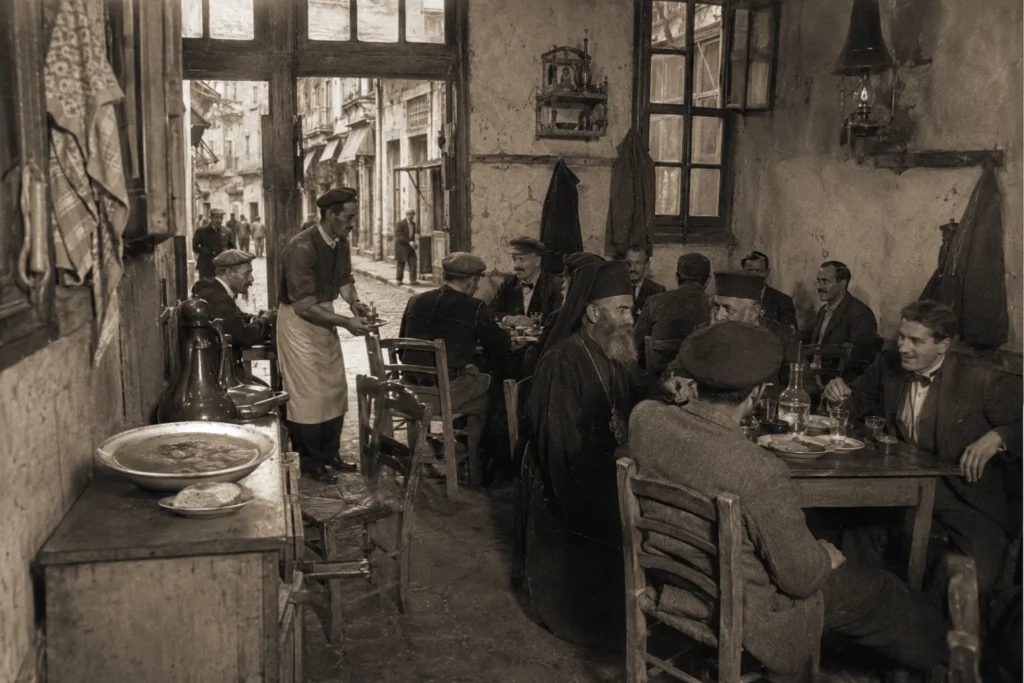 small restaurant on Konstantinou Palaiologou Street in the heart of Thessaloniki Private guided tours small restaurant on Konstantinou Palaiologou Street in the heart of Thessaloniki Private guided tours
