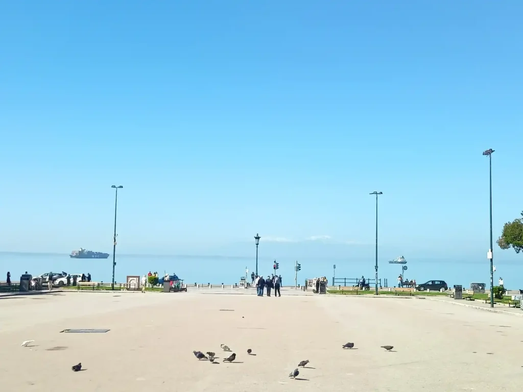 mount olympos view from aristotelous square thessaloniki private guide