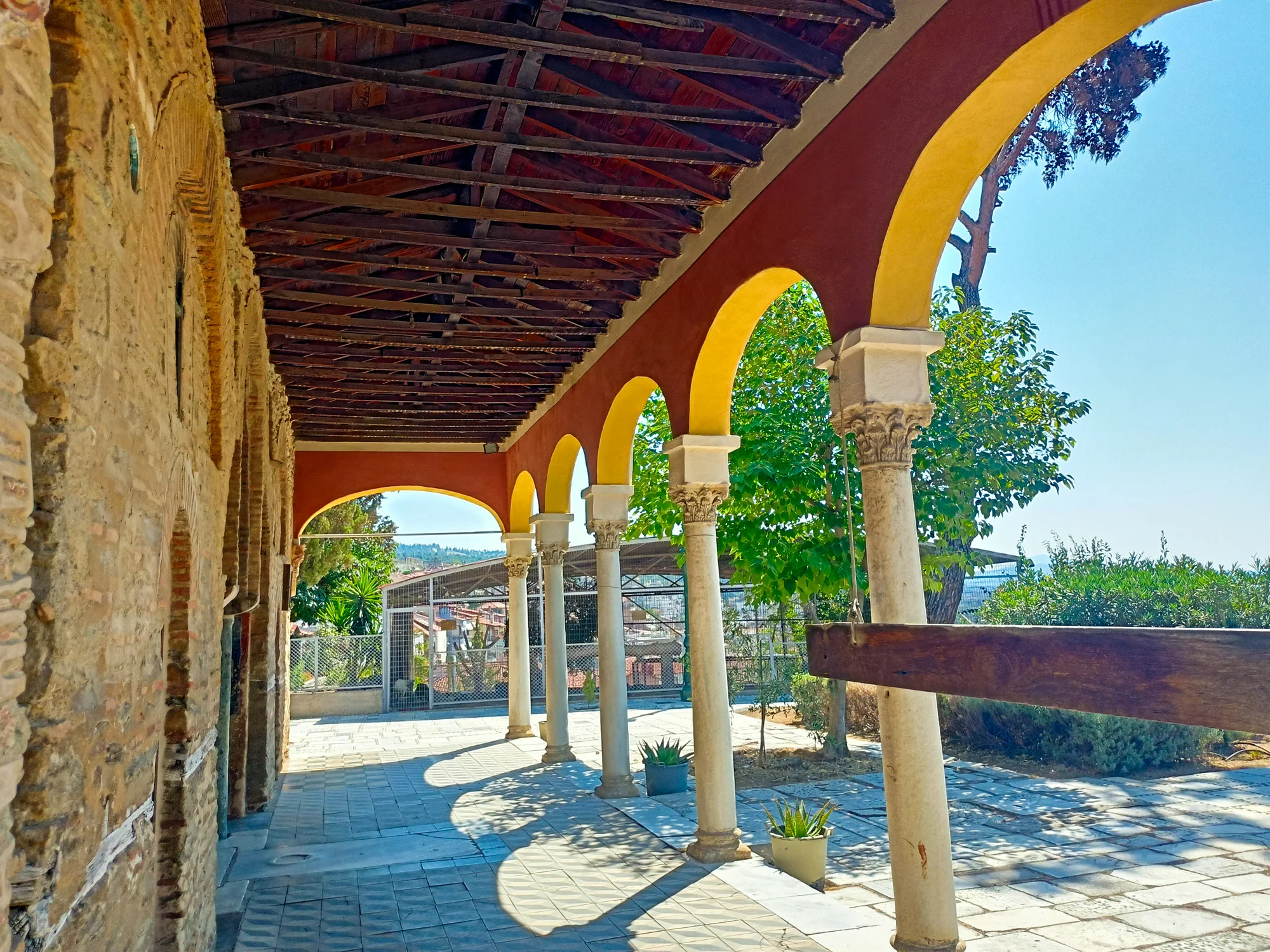 Ano Poli Monastery Arcade Thessaloniki Tour