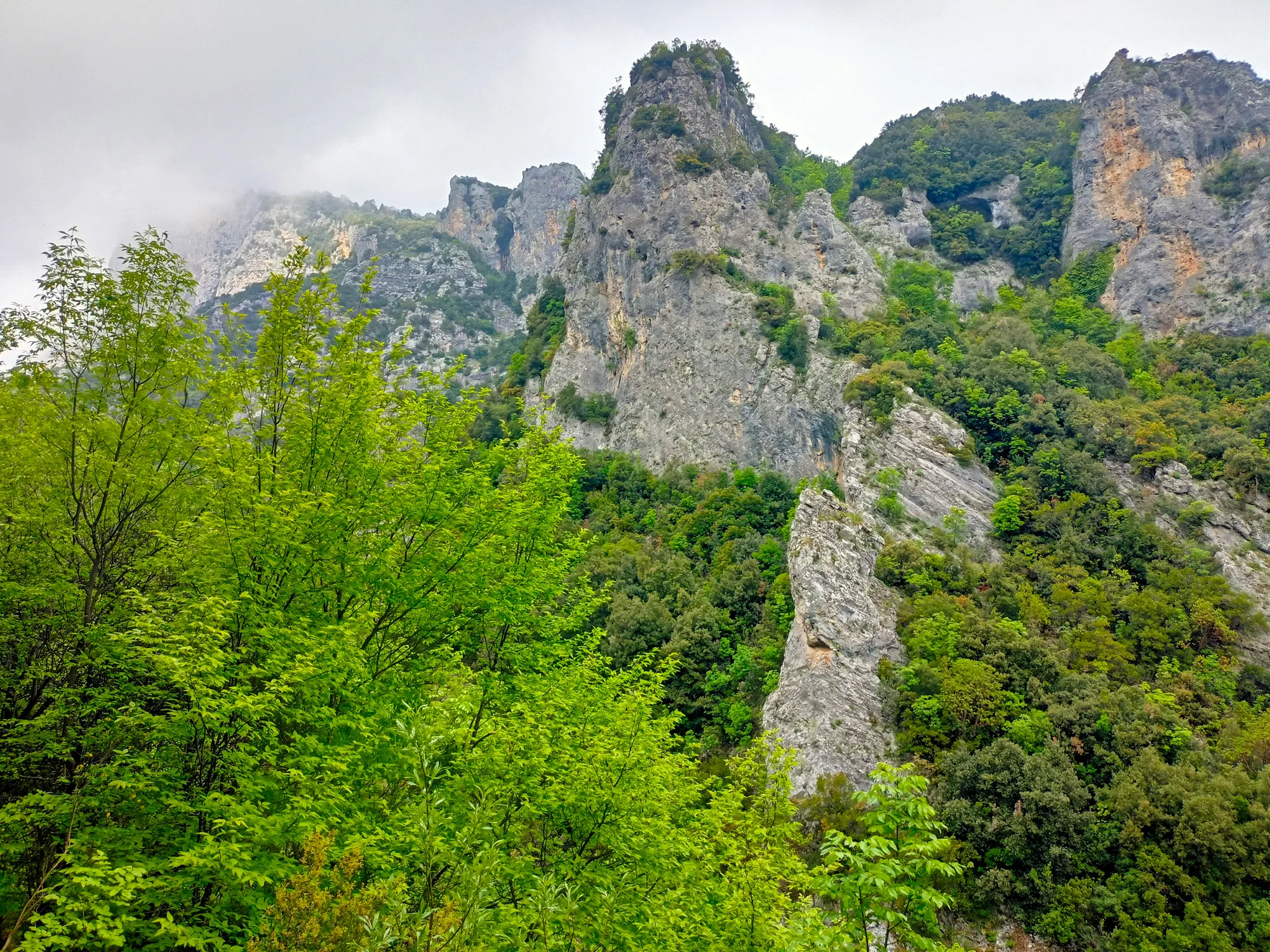 Mount Olympus Rocky Cliffs Enipeas Gorge