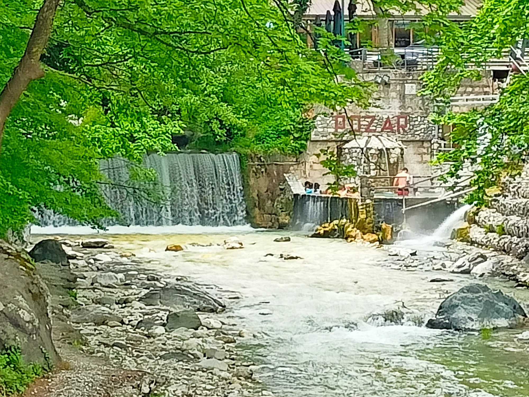 Pozar Thermal Baths Entrance River Tour