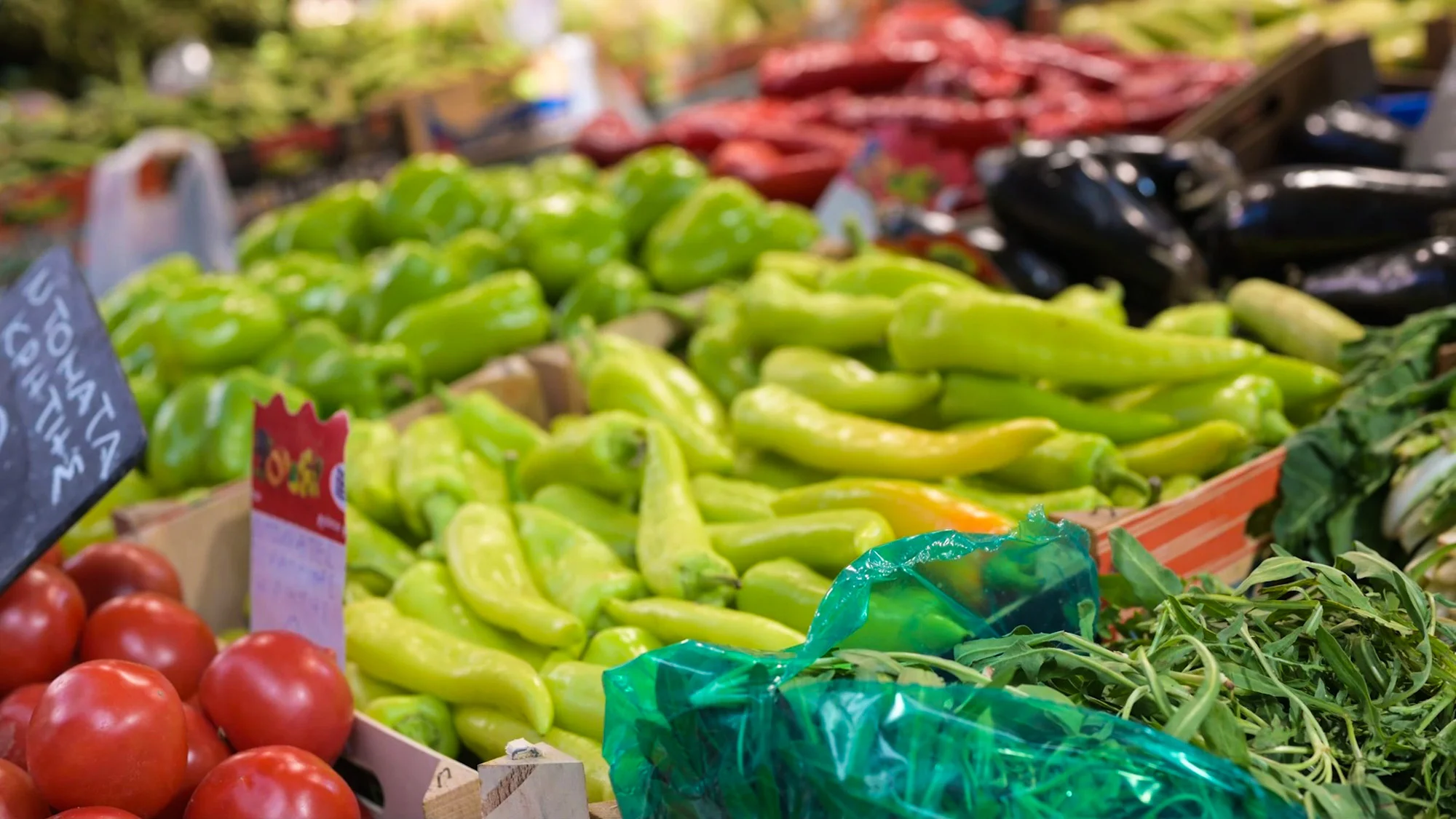 Thessaloniki Food Tour Local Market Vegetables