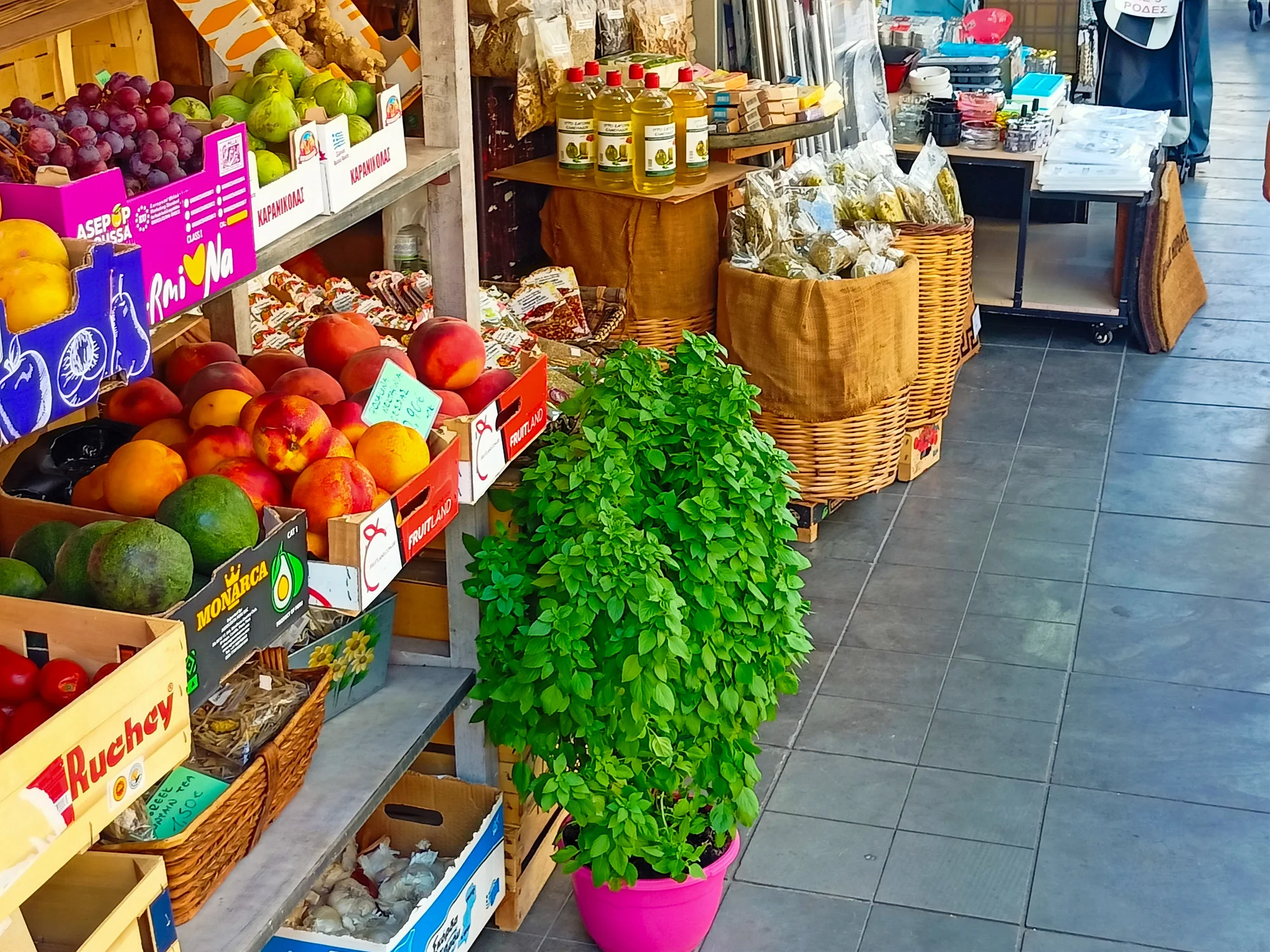Thessaloniki Grocery Market Fresh Produce Food Tour
