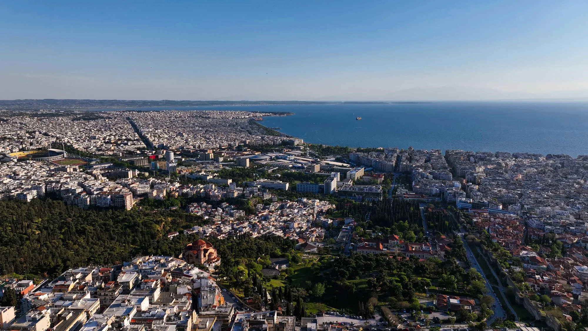 Trigonion Tower Panoramic View Thessaloniki Tour